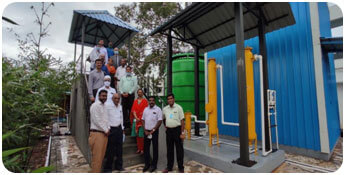 Biogas Generation Facility Setup at CIIC
