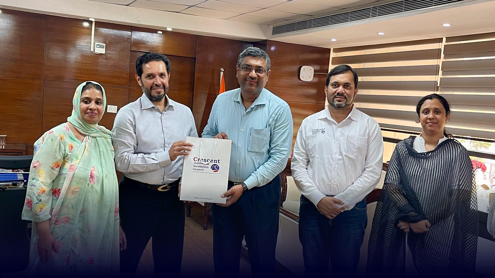 Our Chairman Mr. Abdul Qadir and Team  - Met MeitY Secretary Shri. S. Kiishnan, IAS to align on Digital India